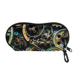 Steampunk Cogs And Gears Print Glasses Case