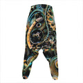 Steampunk Cogs And Gears Print Hammer Pants
