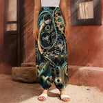Steampunk Cogs And Gears Print Harem Pants
