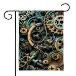 Steampunk Cogs And Gears Print House Flag