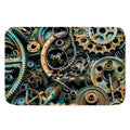 Steampunk Cogs And Gears Print Indoor Door Mat