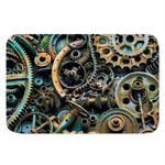 Steampunk Cogs And Gears Print Indoor Door Mat