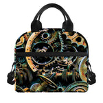 Steampunk Cogs And Gears Print Insulated Lunch Bag