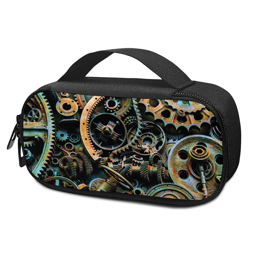 Steampunk Cogs And Gears Print Insulin Cooler Travel Case