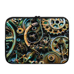 Steampunk Cogs And Gears Print Laptop Sleeve