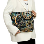 Steampunk Cogs And Gears Print Laptop Sleeve
