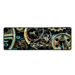 Steampunk Cogs And Gears Print Long Kitchen Mat