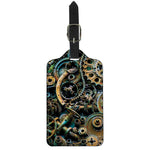 Steampunk Cogs And Gears Print Luggage Tag