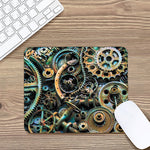 Steampunk Cogs And Gears Print Mouse Pad