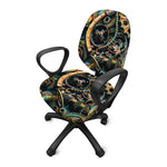 Steampunk Cogs And Gears Print Office Chair Cover
