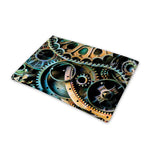 Steampunk Cogs And Gears Print Pet Cooling Mat Cover