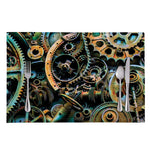 Steampunk Cogs And Gears Print Placemat
