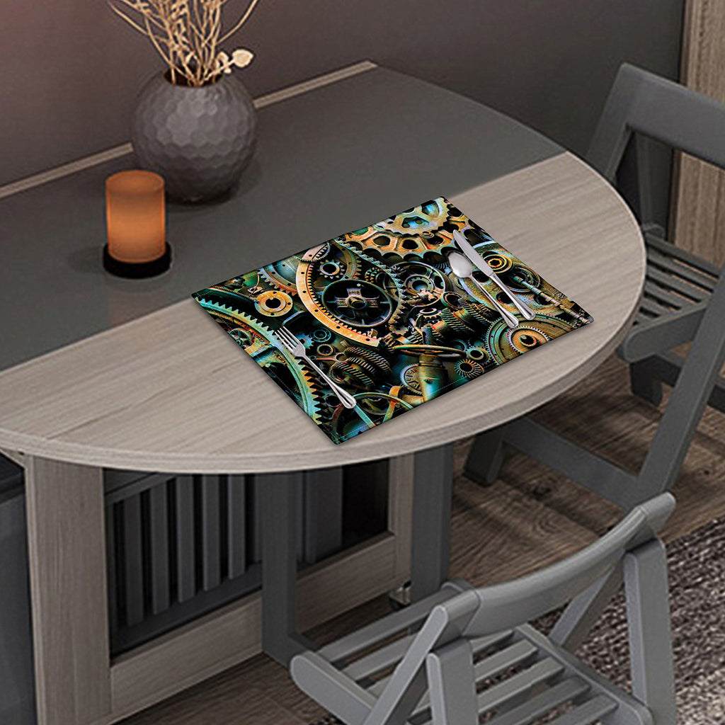 Steampunk Cogs And Gears Print Placemat