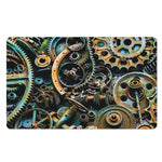 Steampunk Cogs And Gears Print Polyester Doormat
