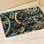 Steampunk Cogs And Gears Print Polyester Doormat