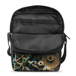Steampunk Cogs And Gears Print Rectangular Crossbody Bag