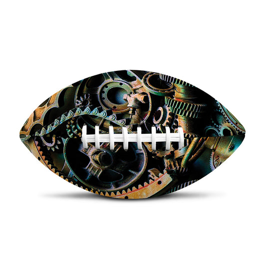 Steampunk Cogs And Gears Print Rugby Ball
