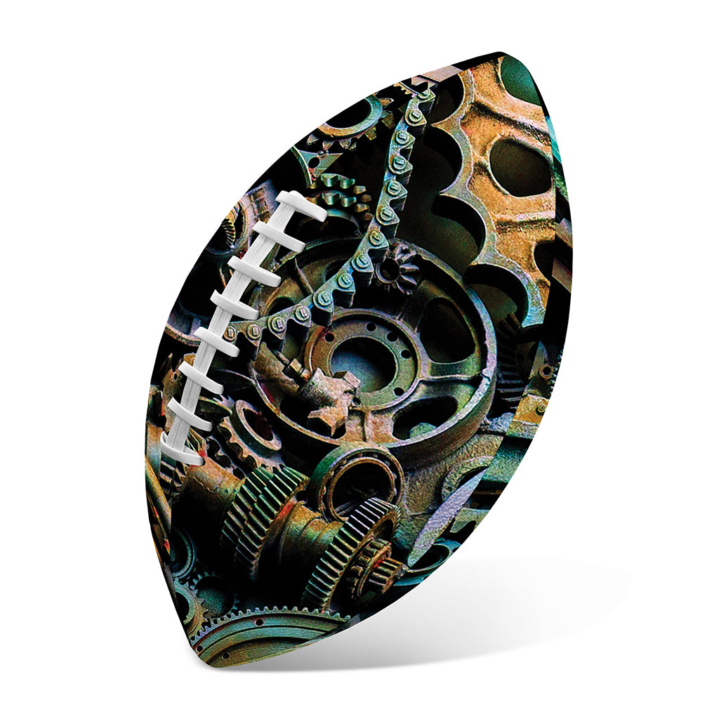 Steampunk Cogs And Gears Print Rugby Ball