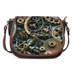 Steampunk Cogs And Gears Print Saddle Bag