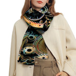 Steampunk Cogs And Gears Print Scarf