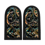 Steampunk Cogs And Gears Print Skillet Handle Cover