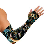 Steampunk Cogs And Gears Print Sun Protection Arm Sleeves