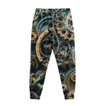 Steampunk Cogs And Gears Print Sweatpants