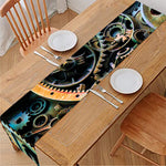 Steampunk Cogs And Gears Print Table Runner