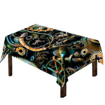 Steampunk Cogs And Gears Print Tablecloth