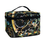 Steampunk Cogs And Gears Print Travel Makeup Bag