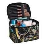 Steampunk Cogs And Gears Print Travel Makeup Bag