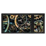 Steampunk Cogs And Gears Print Trifold Wallet