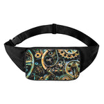 Steampunk Cogs And Gears Print Waist Bag