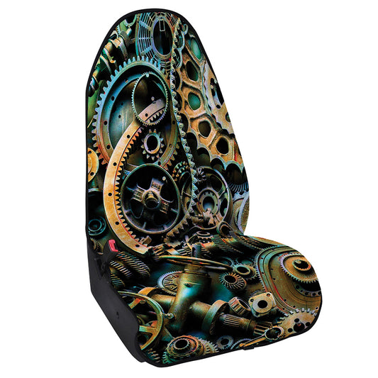 Steampunk Cogs And Gears Print Waterproof Car Seat Cover