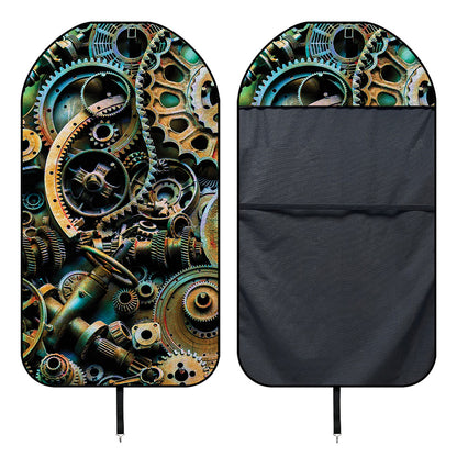 Steampunk Cogs And Gears Print Waterproof Car Seat Cover