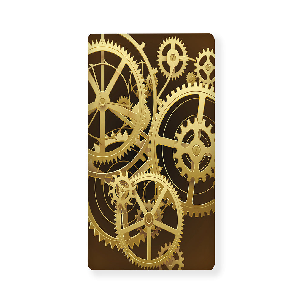 Steampunk Cogwheels Print Baby Crib Sheet