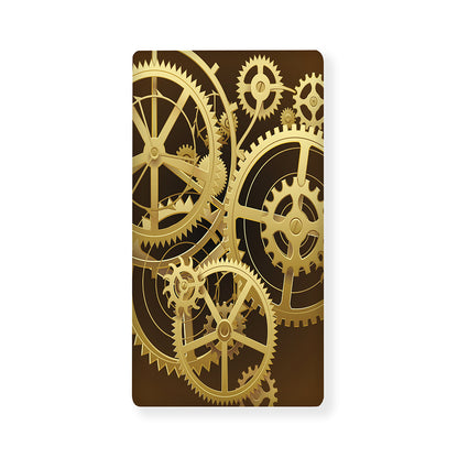 Steampunk Cogwheels Print Baby Crib Sheet