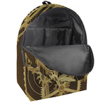 Steampunk Cogwheels Print Backpack