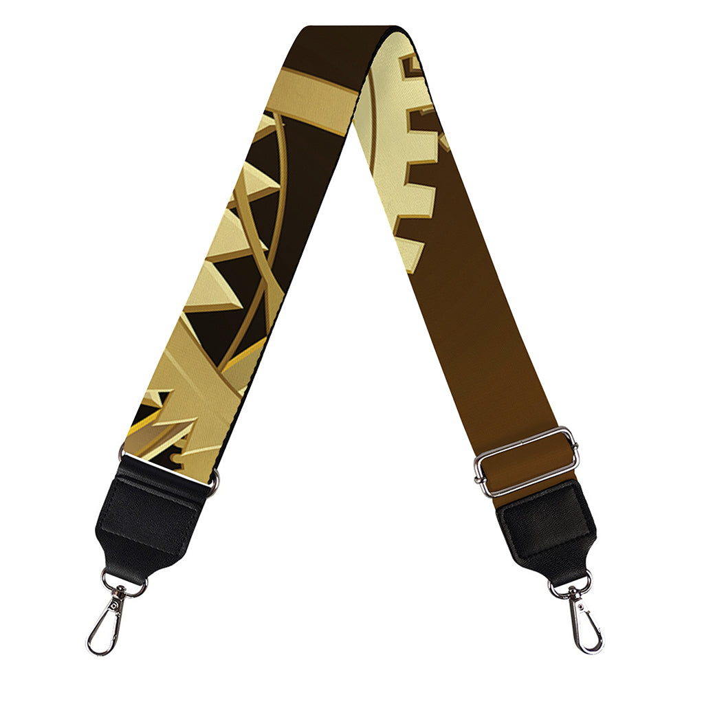 Steampunk Cogwheels Print Bag Strap