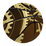 Steampunk Cogwheels Print Basketball