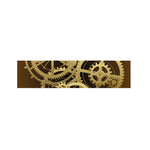 Steampunk Cogwheels Print Bed Runner