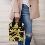 Steampunk Cogwheels Print Bible Tote Bag