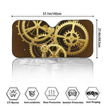 Steampunk Cogwheels Print Car Windshield Sun Shade