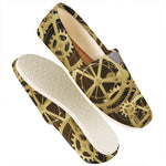 Steampunk Cogwheels Print Casual Shoes
