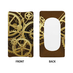 Steampunk Cogwheels Print Changing Pad Cover