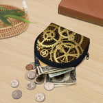 Steampunk Cogwheels Print Coin Purse