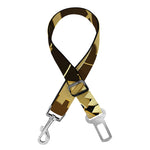 Steampunk Cogwheels Print Dog Seat Belt