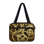 Steampunk Cogwheels Print Double Strap Bible Bag