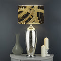 Steampunk Cogwheels Print Drum Lamp Shade