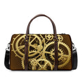 Steampunk Cogwheels Print Duffel Bag